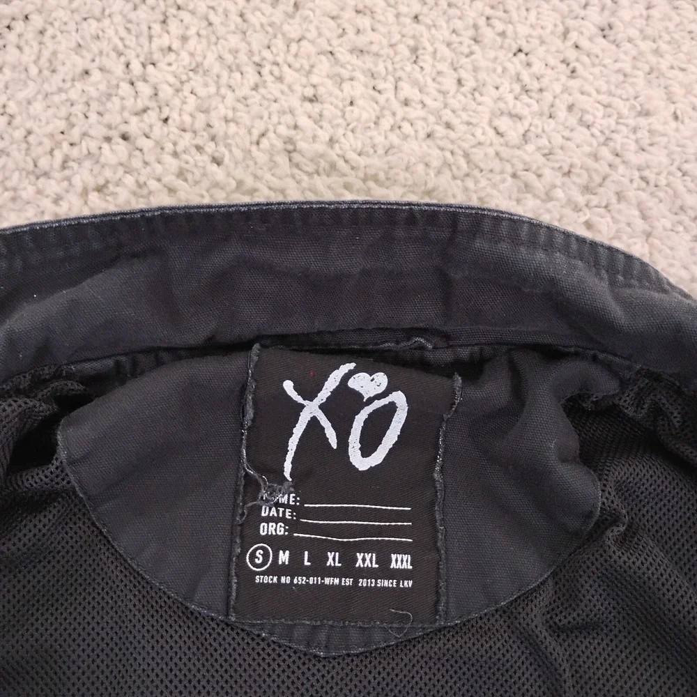 The Weeknd XO Jacket Mens Small Black Starboy Legend Hip Hop Rap 2017 World Tour
